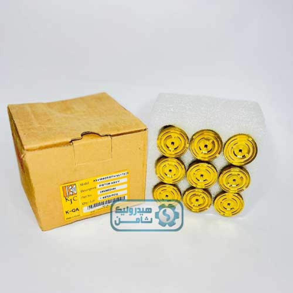 انگشتی پمپ هیدرولیک K3V180 بیل مکانیکی نیوهلند E385 و E415 برند KJC کره